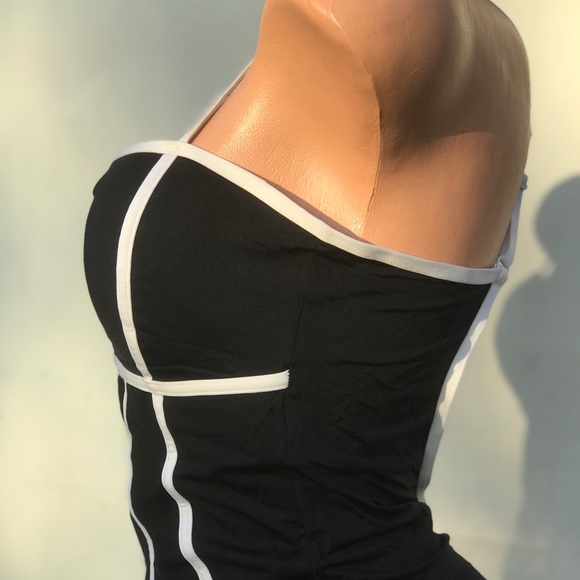 JAG one piece swimsuit black white sport swim - Picture 7 of 12